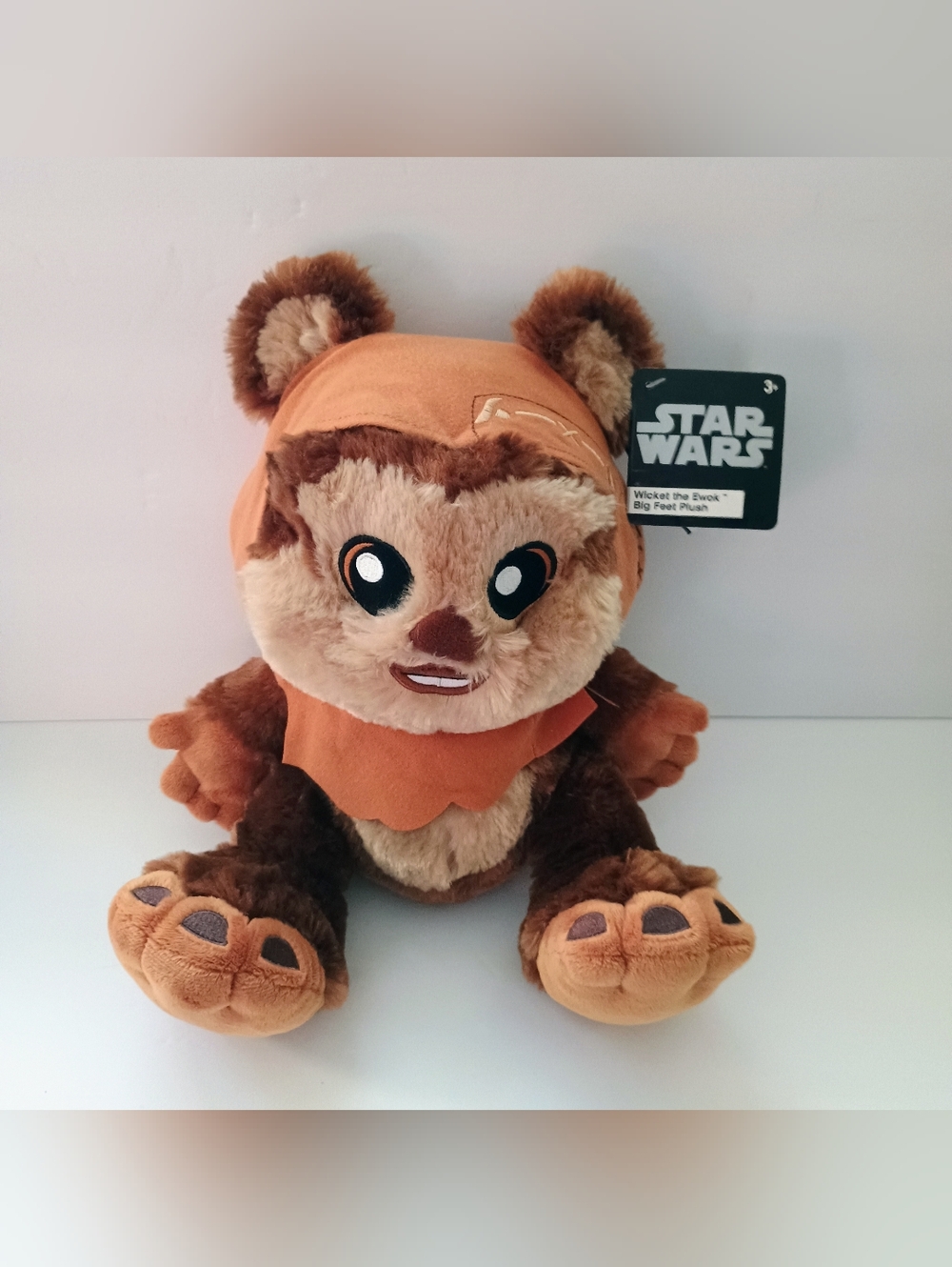 Official Disney Parks Star Wars Wicket the Ewok "Big Feet" 11" Plush - NWT